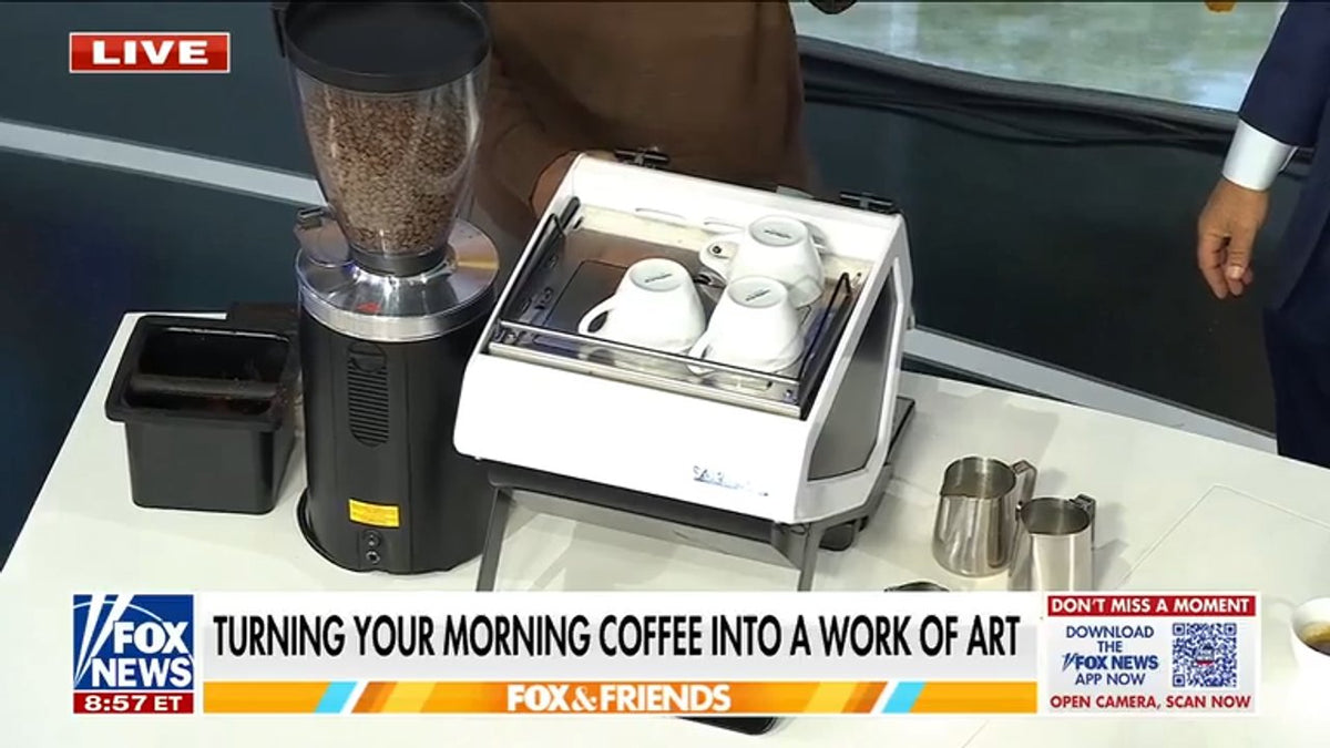 Fox & Friends latte art segment with Espresso State of Mind