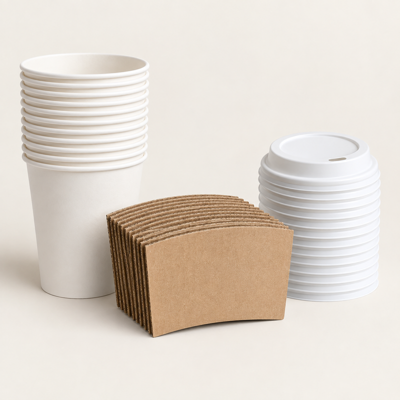Cups, Lids & Sleeves