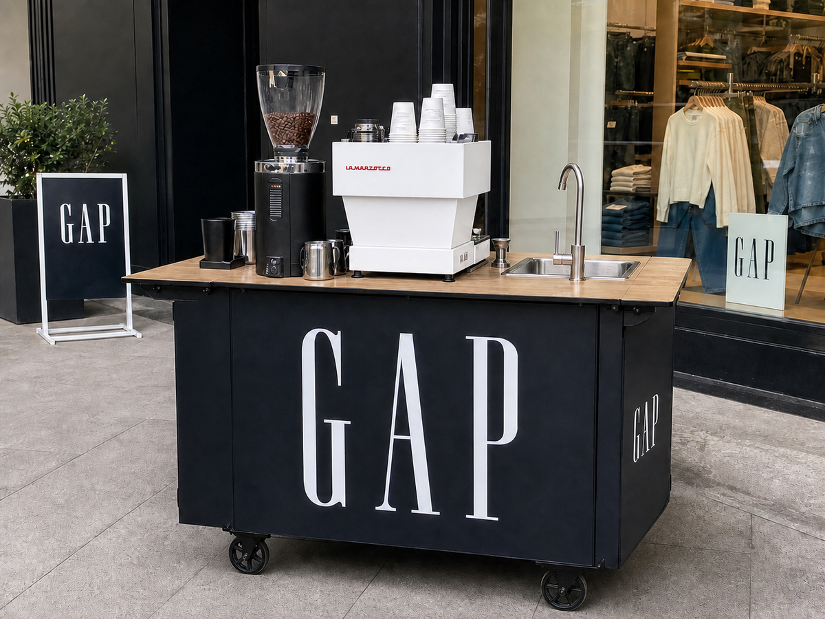 Sponsored beverage bar
