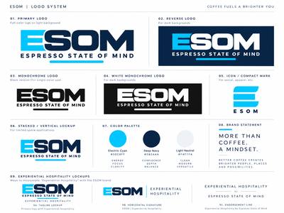 ESOM approved logo system reference sheet